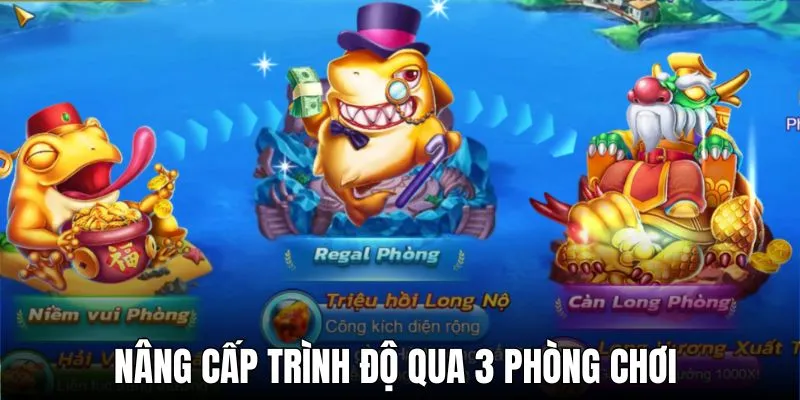 Nâng cấp trình độ qua 3 phòng chơi
